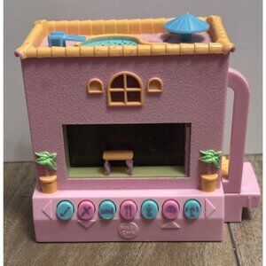 2005 Pixel Chix Pink House Rooftop Pool, Missing Cover, Works Read